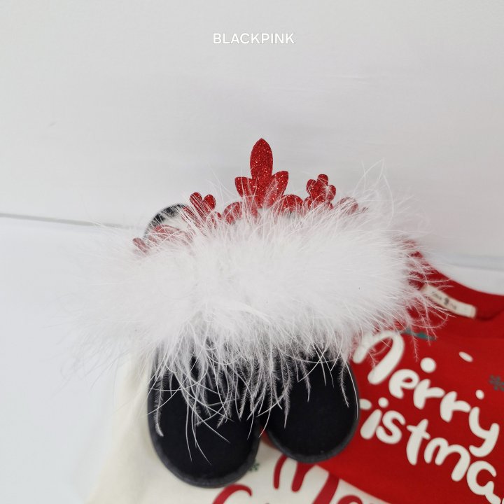 Black Pink - Korean Children Fashion - #kidsshorts - Christmas Headband - 4
