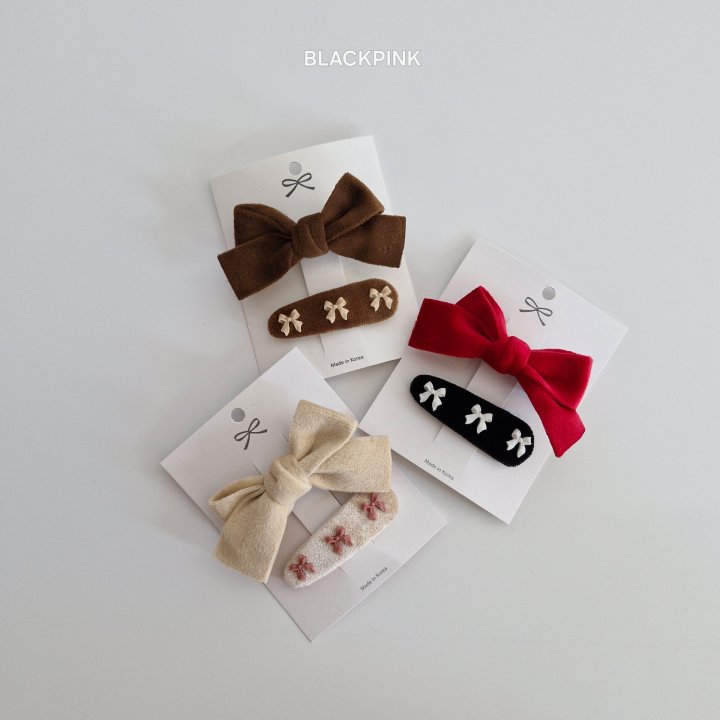 Black Pink - Korean Children Fashion - #kidsstore - Rita Velvet Set (set of 2) - 3