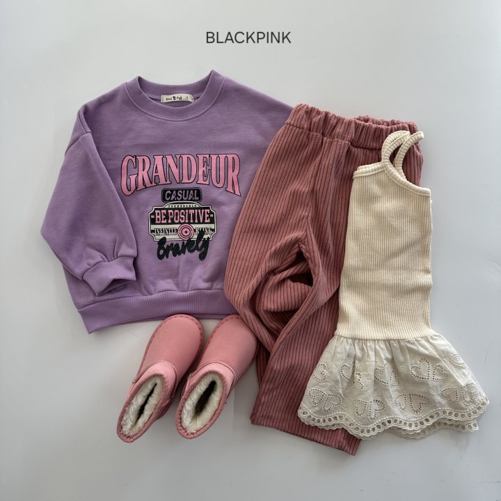 Black Pink - Korean Children Fashion - #kidsstore - Layered Lace Sleeveless 2 - 12