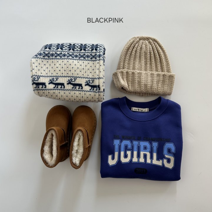 Black Pink - Korean Children Fashion - #kidzfashiontrend - JGIRLS Fleece Sweatshirt - 7