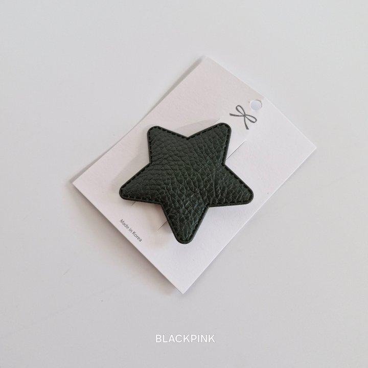 Black Pink - Korean Children Fashion - #Kfashion4kids - Glossy Star Snap Pin - 4