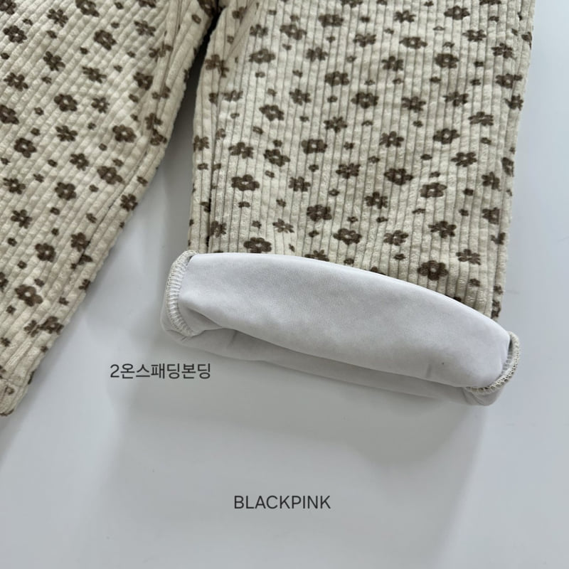 Black Pink - Korean Children Fashion - #littlefashionista - Flower Bonding Set-up - 12