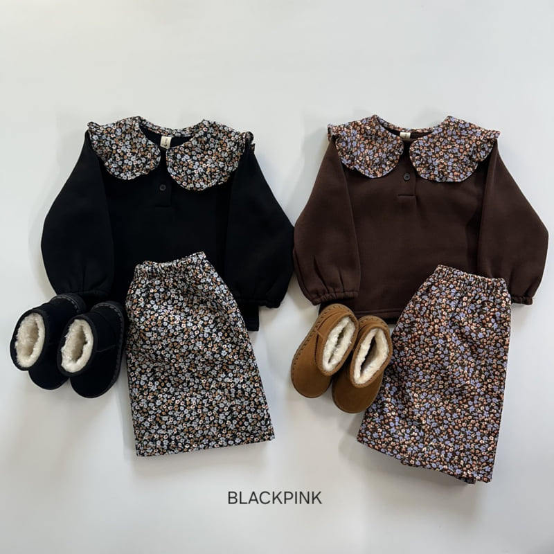 Black Pink - Korean Children Fashion - #littlefashionista - Maeve Bonding Set-up