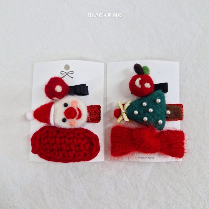 Black Pink - Korean Children Fashion - #magicofchildhood - Snowman Tree Set