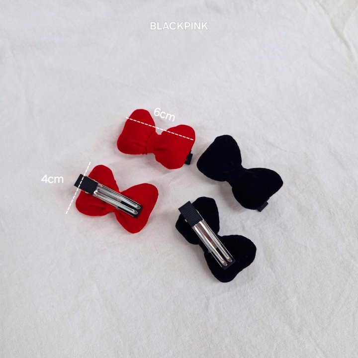 Black Pink - Korean Children Fashion - #magicofchildhood - Christmas Puffy Ribbon Set - 11