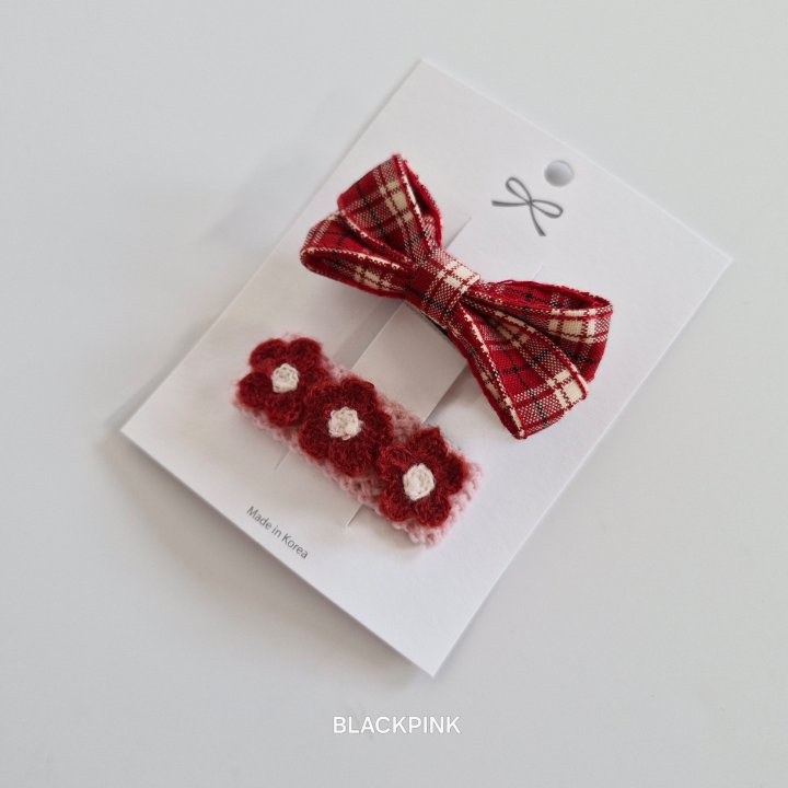 Black Pink - Korean Children Fashion - #magicofchildhood - Tanya Check Set (set of 2) - 3
