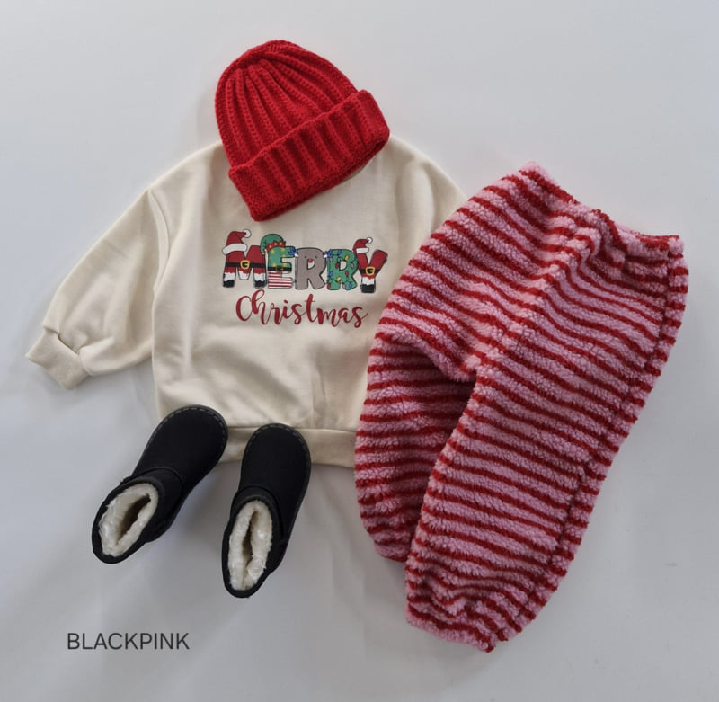 Black Pink - Korean Children Fashion - #magicofchildhood - Merry Christmas Sweatshirt - 8