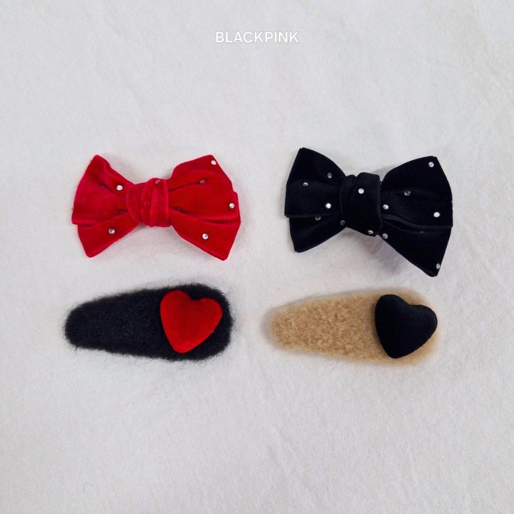 Black Pink - Korean Children Fashion - #minifashionista - Cubic Velvet Set