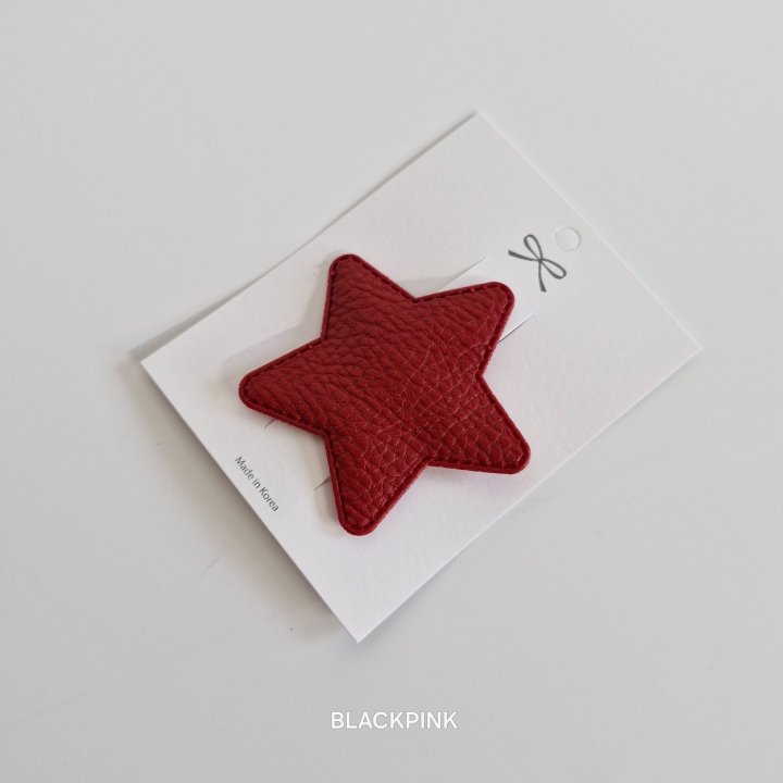 Black Pink - Korean Children Fashion - #minifashionista - Glossy Star Snap Pin - 6