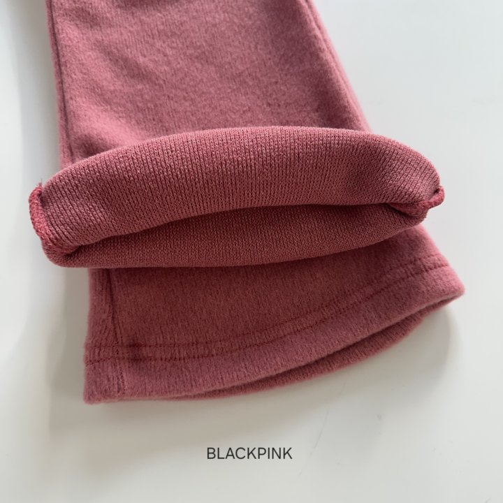 Black Pink - Korean Children Fashion - #minifashionista - Cari Fleece Bootcut Pants - 5