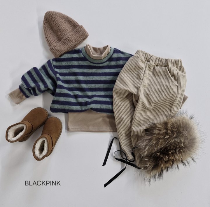 Black Pink - Korean Children Fashion - #minifashionista - Mandy Corduroy Pants - 7