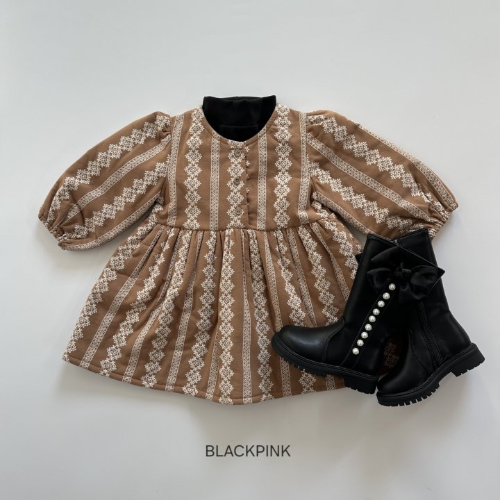 Black Pink - Korean Children Fashion - #minifashionista - Mon Bonding One-piece - 5