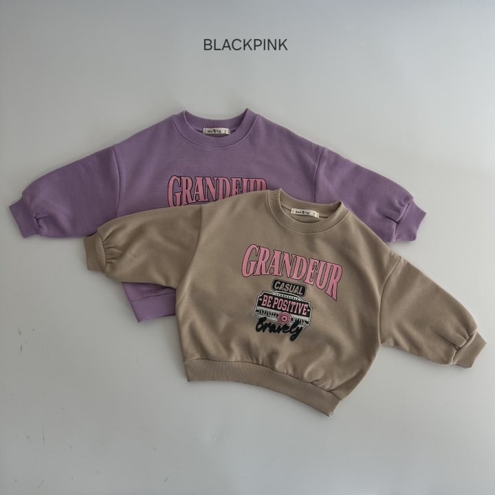 Black Pink - Korean Children Fashion - #minifashionista - GRANDRUR Fleece Sweatshirt - 2