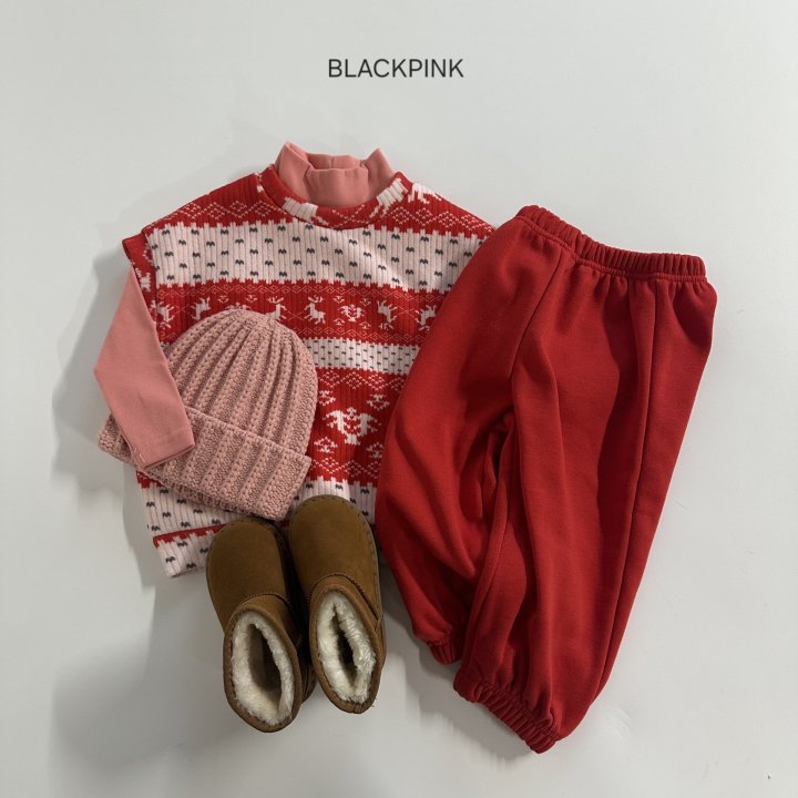 Black Pink - Korean Children Fashion - #minifashionista - WINTER Fleece Jogger Pants - 9