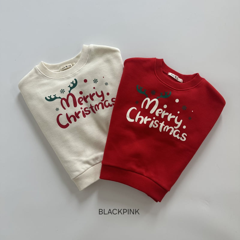 Black Pink - Korean Children Fashion - #minifashionista - Christmas Sweatshirt