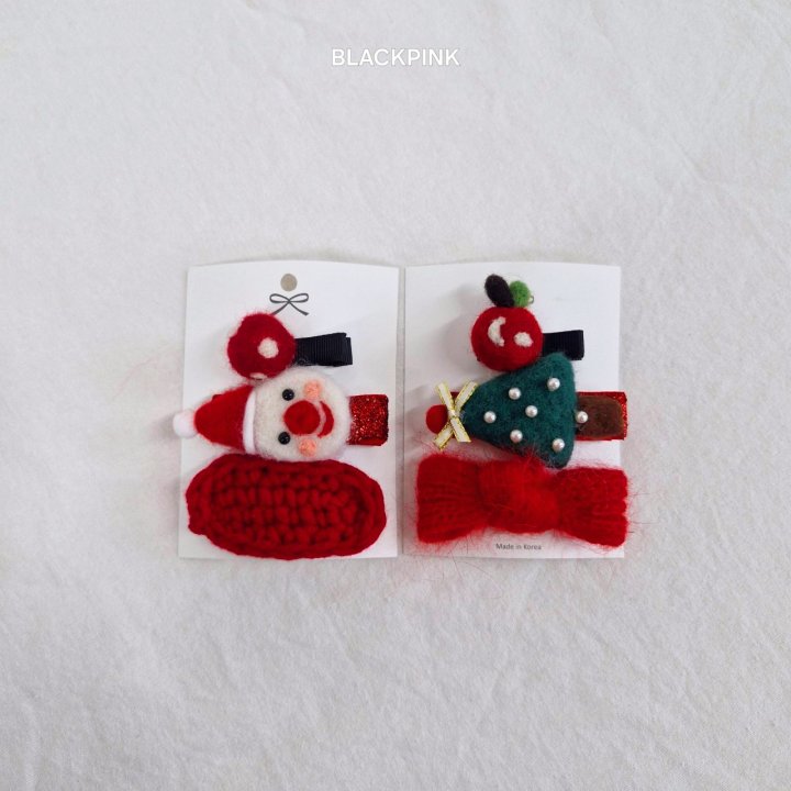 Black Pink - Korean Children Fashion - #prettylittlegirls - Snowman Tree Set - 3