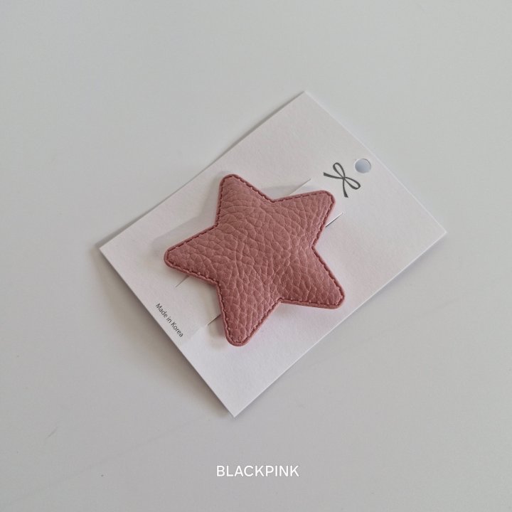 Black Pink - Korean Children Fashion - #prettylittlegirls - Glossy Star Snap Pin - 7