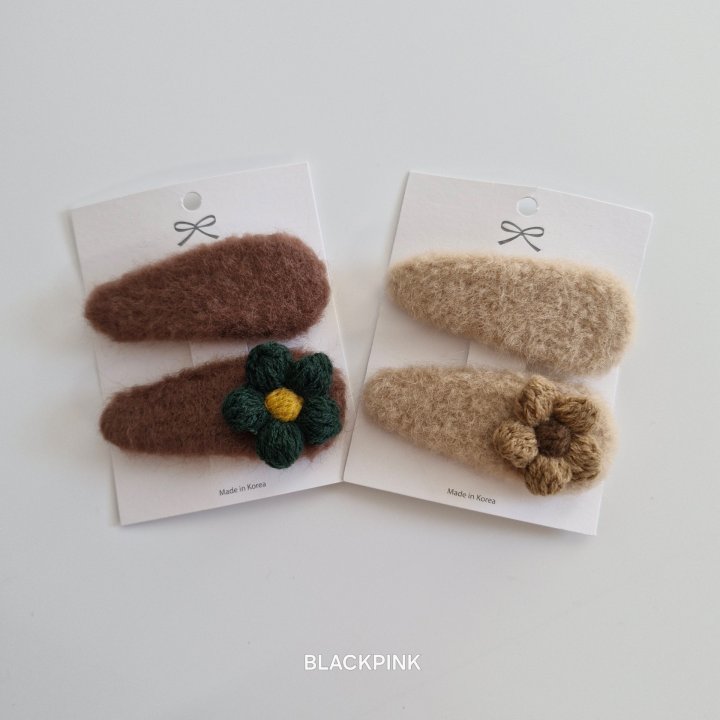 Black Pink - Korean Children Fashion - #prettylittlegirls - Flora Wool Set (set of 2)