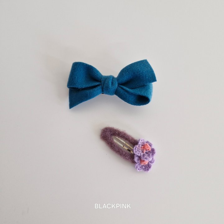 Black Pink - Korean Children Fashion - #prettylittlegirls - Wool Flower Set - 11