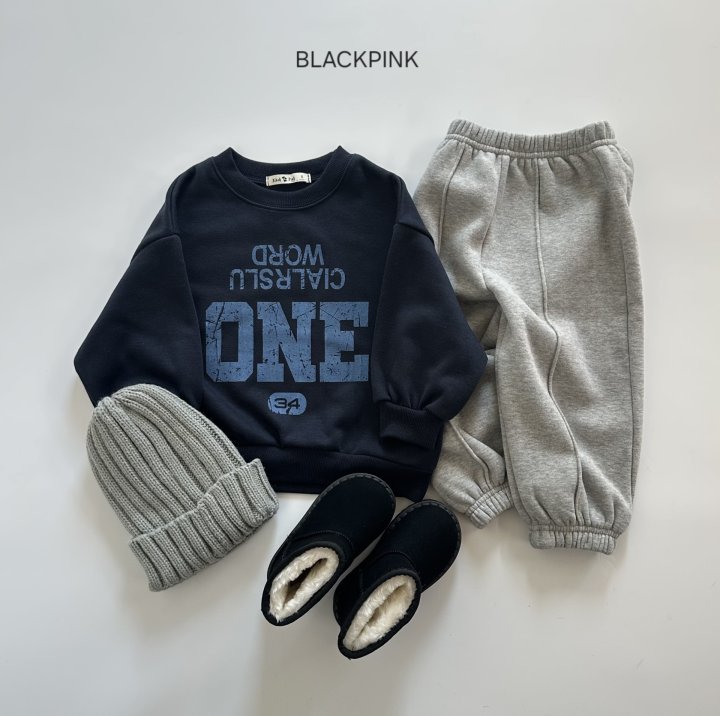 Black Pink - Korean Children Fashion - #prettylittlegirls - ONE Fleece Sweatshirt - 7