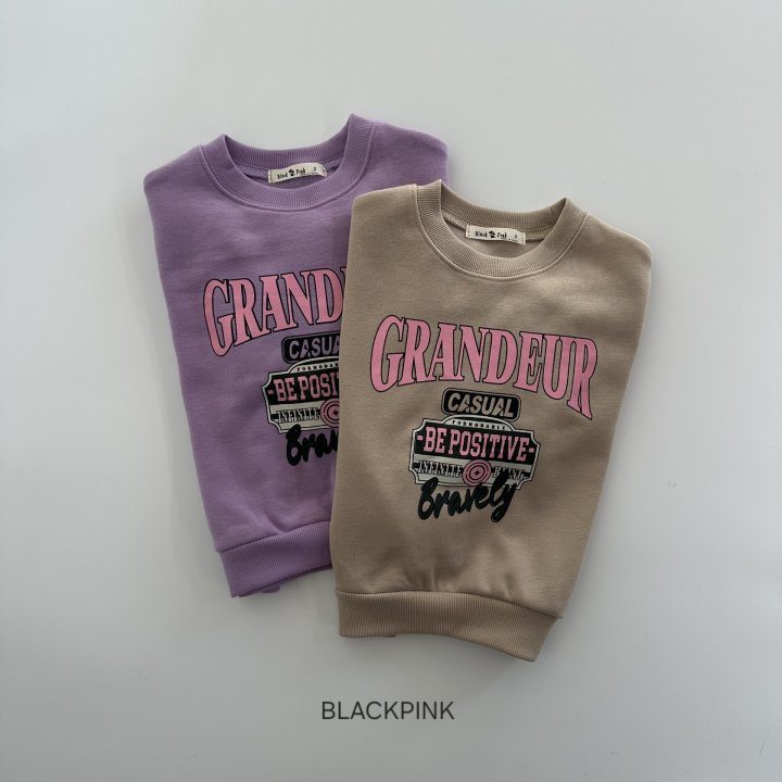 Black Pink - Korean Children Fashion - #prettylittlegirls - GRANDRUR Fleece Sweatshirt - 3