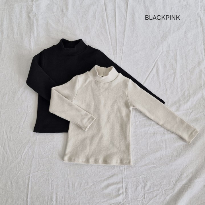 Black Pink - Korean Children Fashion - #prettylittlegirls - Winter Peach Half Turtleneck - 5