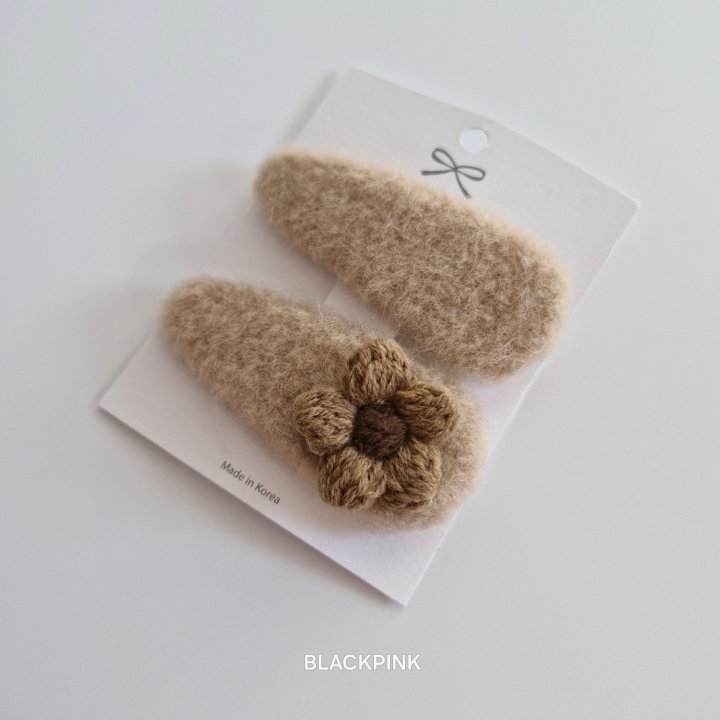 Black Pink - Korean Children Fashion - #toddlerclothing - Flora Wool Set (set of 2) - 4
