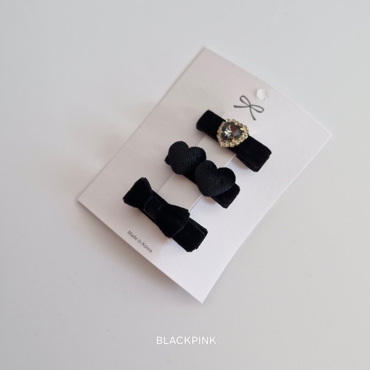 Black Pink - Korean Children Fashion - #stylishchildhood - Alice Set (set of 3) - 3