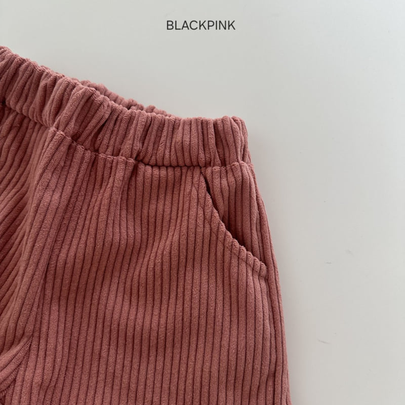 Black Pink - Korean Children Fashion - #stylishchildhood - Mandy Corduroy Pants - 11