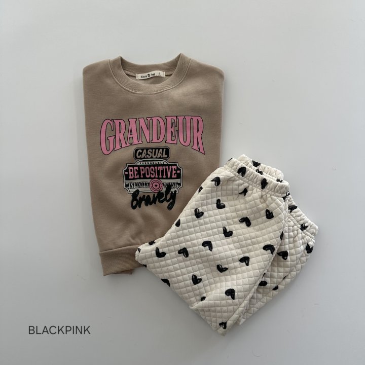 Black Pink - Korean Children Fashion - #stylishchildhood - GRANDRUR Fleece Sweatshirt - 6