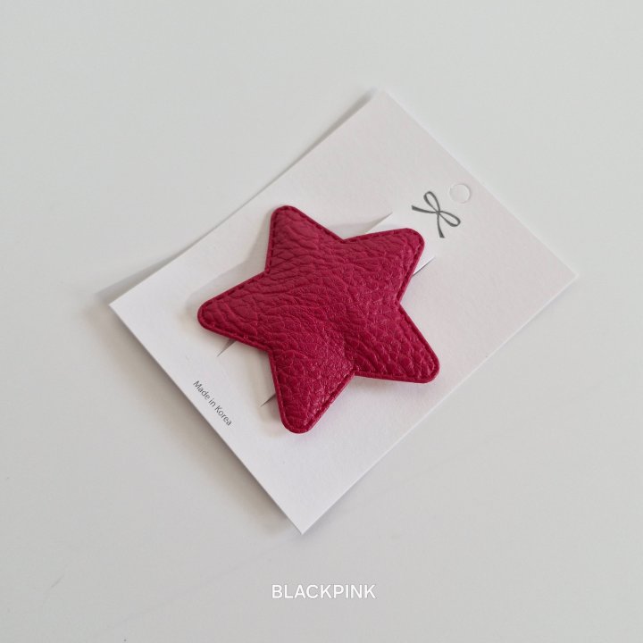 Black Pink - Korean Children Fashion - #todddlerfashion - Glossy Star Snap Pin - 8