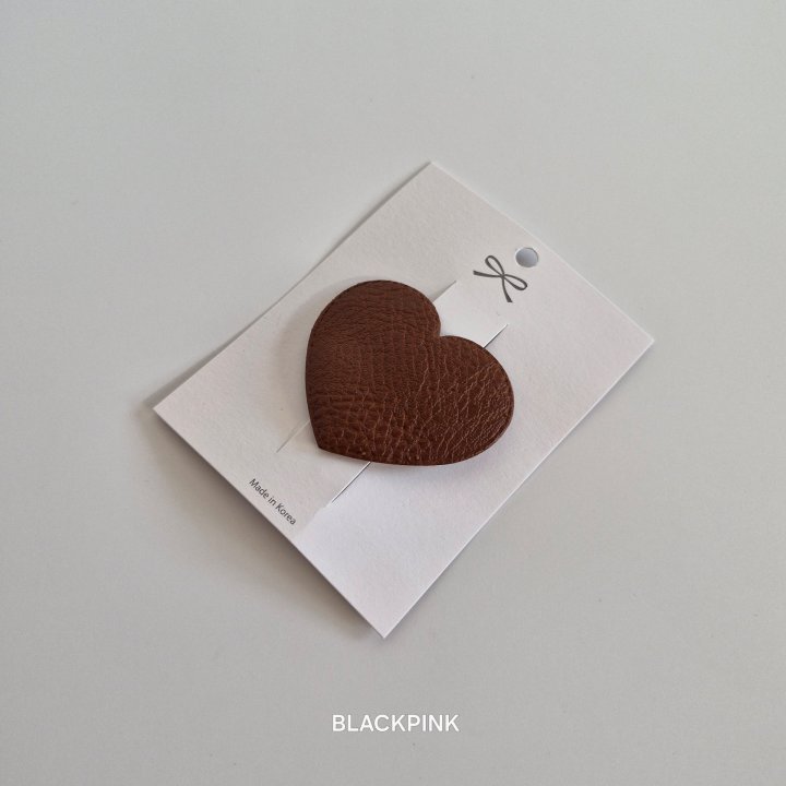 Black Pink - Korean Children Fashion - #todddlerfashion - Glossy Heart Snap Pin - 7