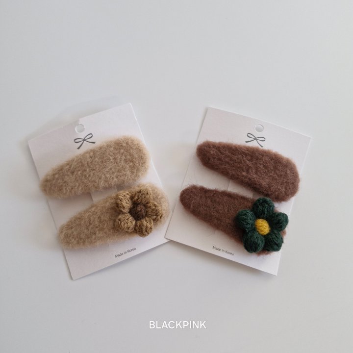Black Pink - Korean Children Fashion - #todddlerfashion - Flora Wool Set (set of 2) - 2
