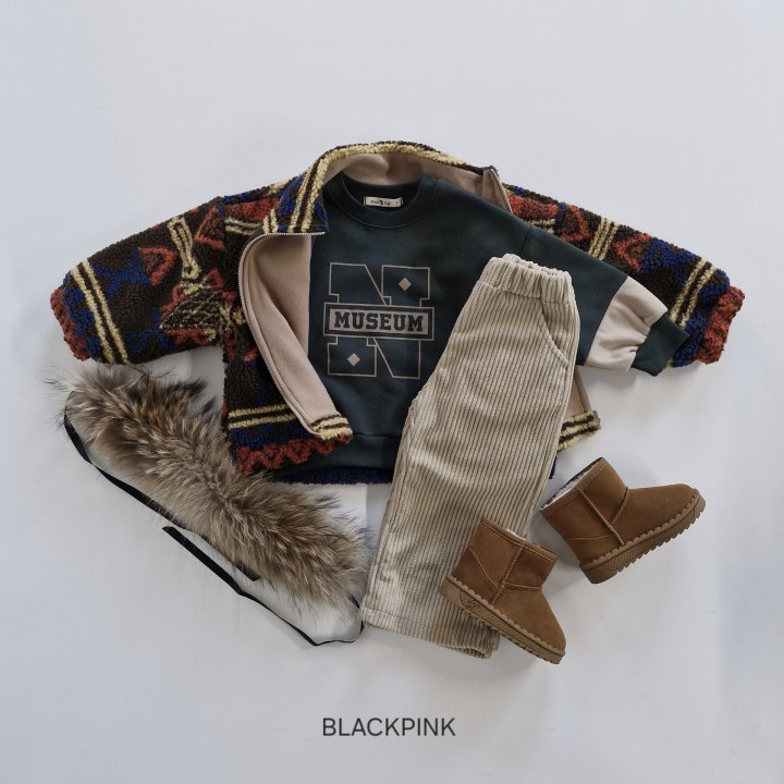 Black Pink - Korean Children Fashion - #todddlerfashion - Mandy Corduroy Pants - 9