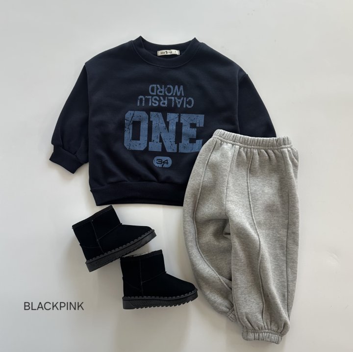 Black Pink - Korean Children Fashion - #todddlerfashion - ONE Fleece Sweatshirt - 8