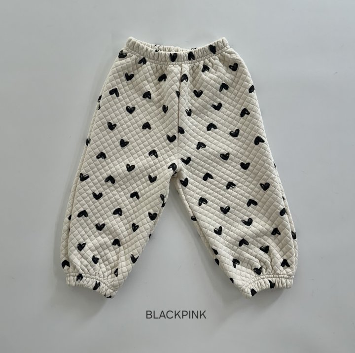 Black Pink - Korean Children Fashion - #todddlerfashion - Dia Quilted Jogger Pants - 5