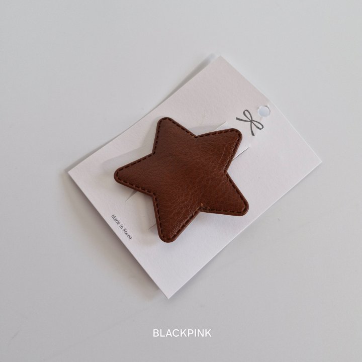 Black Pink - Korean Children Fashion - #toddlerclothing - Glossy Star Snap Pin - 9