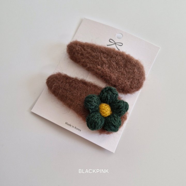 Black Pink - Korean Children Fashion - #toddlerclothing - Flora Wool Set (set of 2) - 3