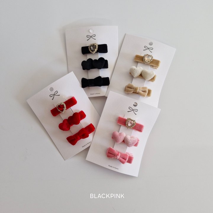 Black Pink - Korean Children Fashion - #toddlerclothing - Alice Set (set of 3) - 2