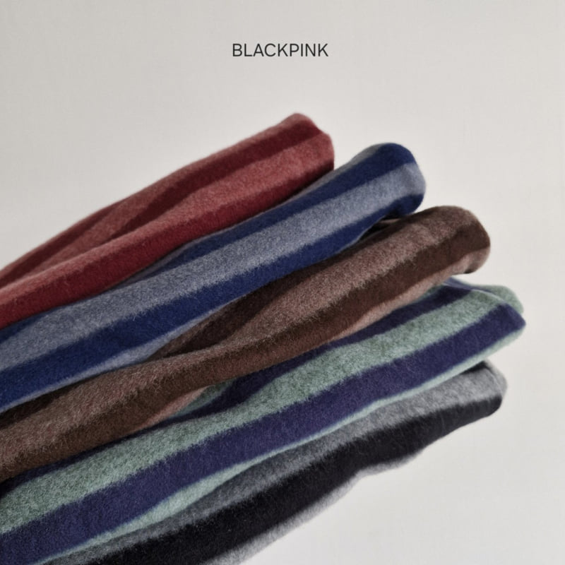 Black Pink - Korean Children Fashion - #toddlerclothing - Striped Fleece Knit - 11