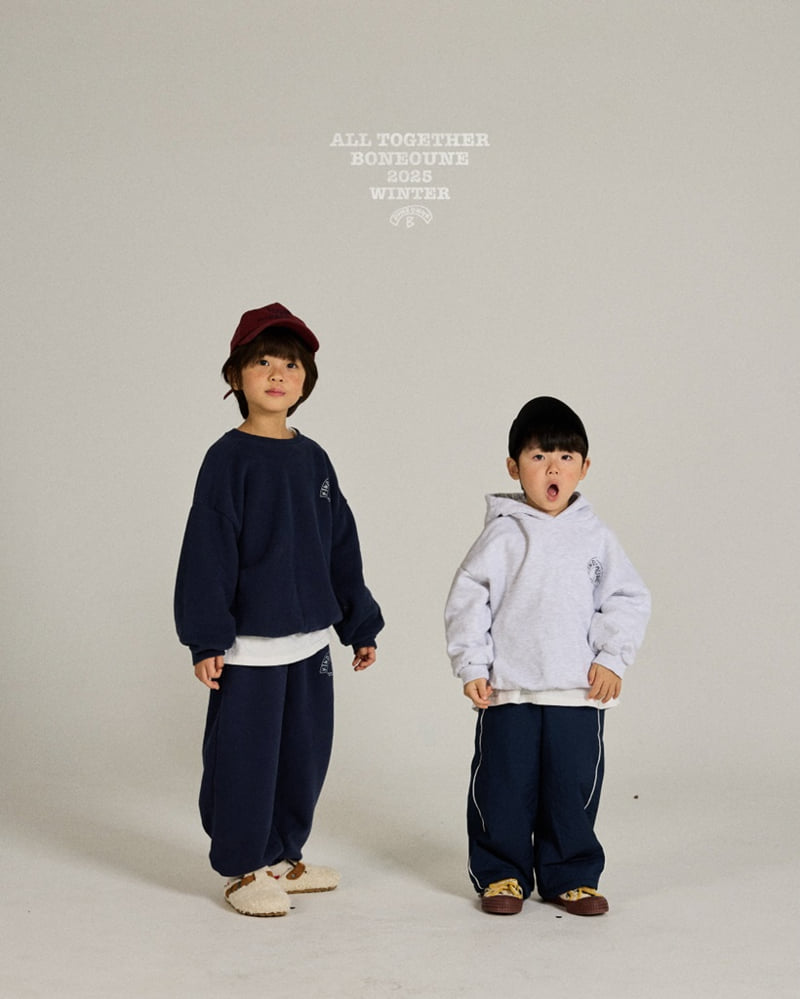 Boneoune - Korean Children Fashion - #kidzfashiontrend - Winter Fleece Sweatshirt - 4