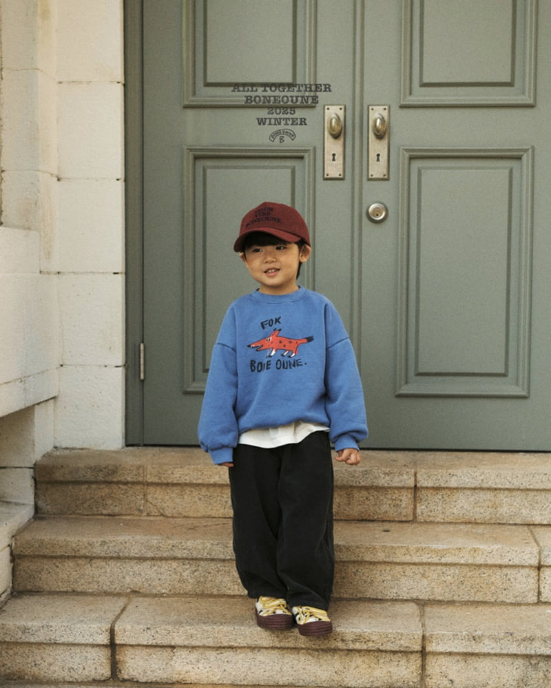 Boneoune - Korean Children Fashion - #Kfashion4kids - Fox Pig Sweatshirt - 3