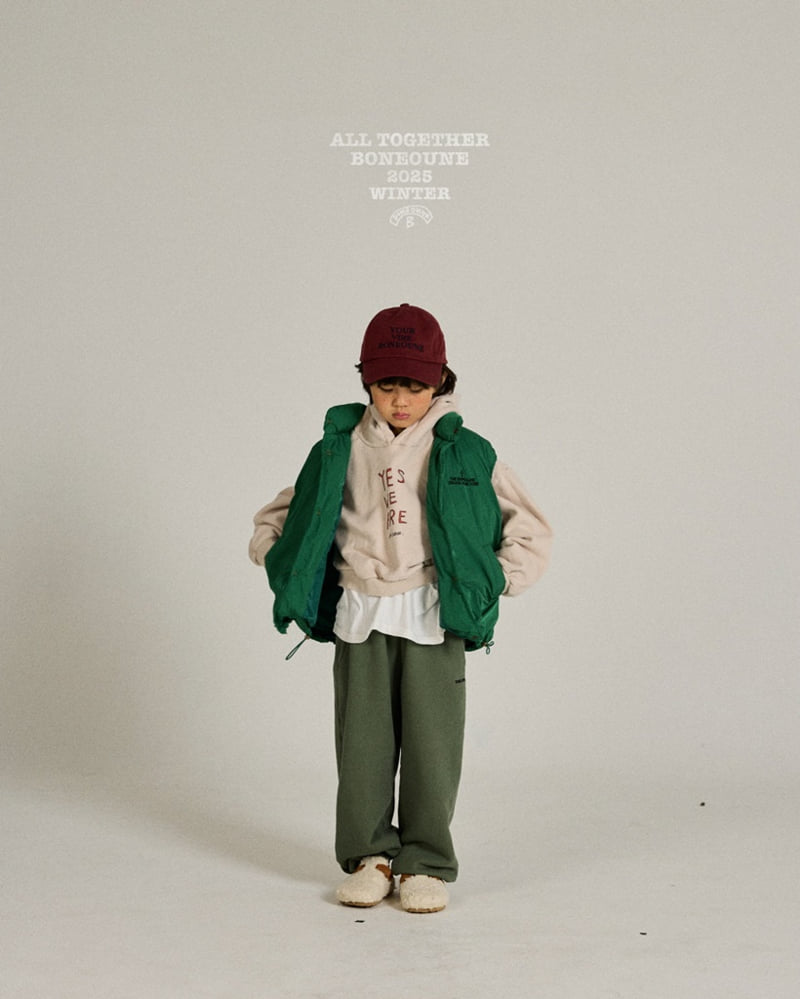 Boneoune - Korean Children Fashion - #Kfashion4kids - Yes Crop Hoodie - 9