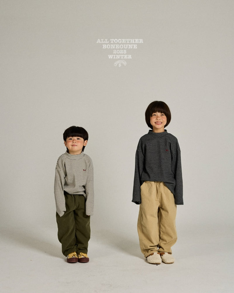 Boneoune - Korean Children Fashion - #Kfashion4kids - Tomist Turtleneck Tee - 8
