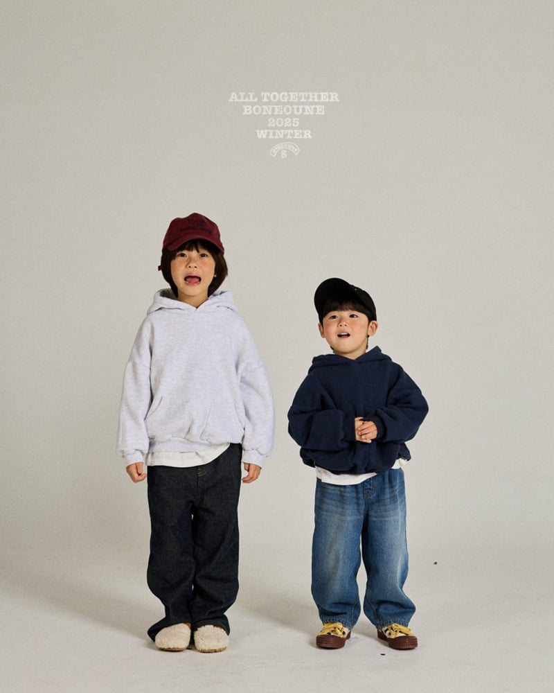 Boneoune - Korean Children Fashion - #kidzfashiontrend - Bowl Hoodie - 4