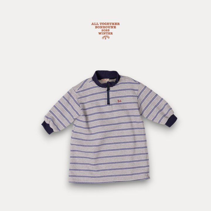 Boneoune - Korean Children Fashion - #childofig - Hoho Stripe One-piece