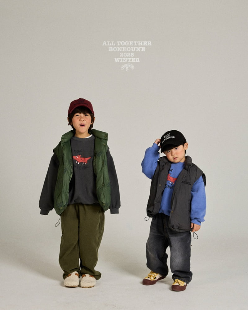 Boneoune - Korean Children Fashion - #childofig - Fox Pig Sweatshirt - 11