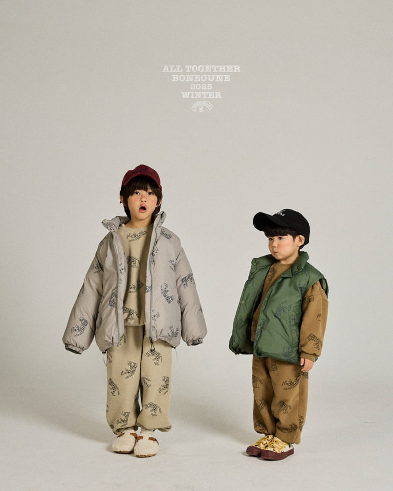 Boneoune - Korean Children Fashion - #childofig - Mono Tiger Sweatshirt - 10