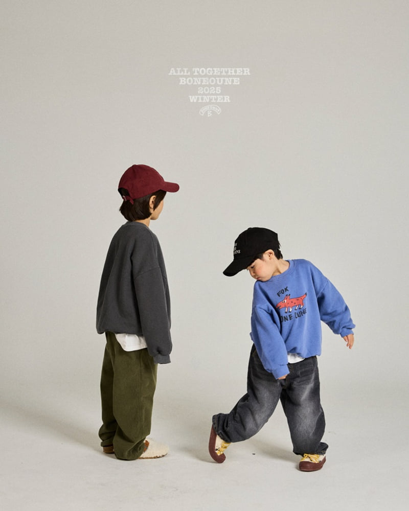 Boneoune - Korean Children Fashion - #childofig - Cotton Brushed Slacks - 9