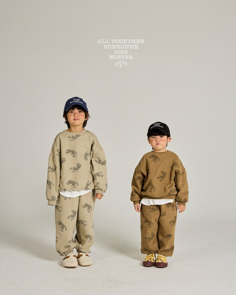 Boneoune - Korean Children Fashion - #childofig - Mono Tiger Jogger Pants - 5